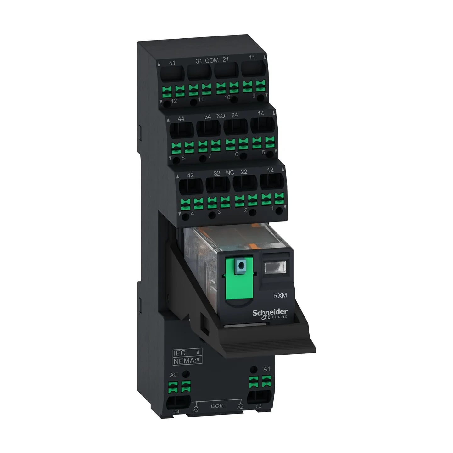 Реле проміжне Schneider Harmony RXM 4CO DC 24В 5A ( RXM4AB1BDPVP )