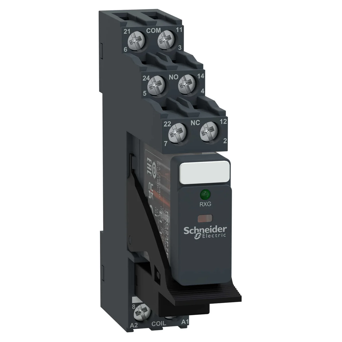 Реле проміжне інтерфейсне Schneider Harmony RXG 2CO AC 230В 5А LED в зборі ( RXG23P7PV )