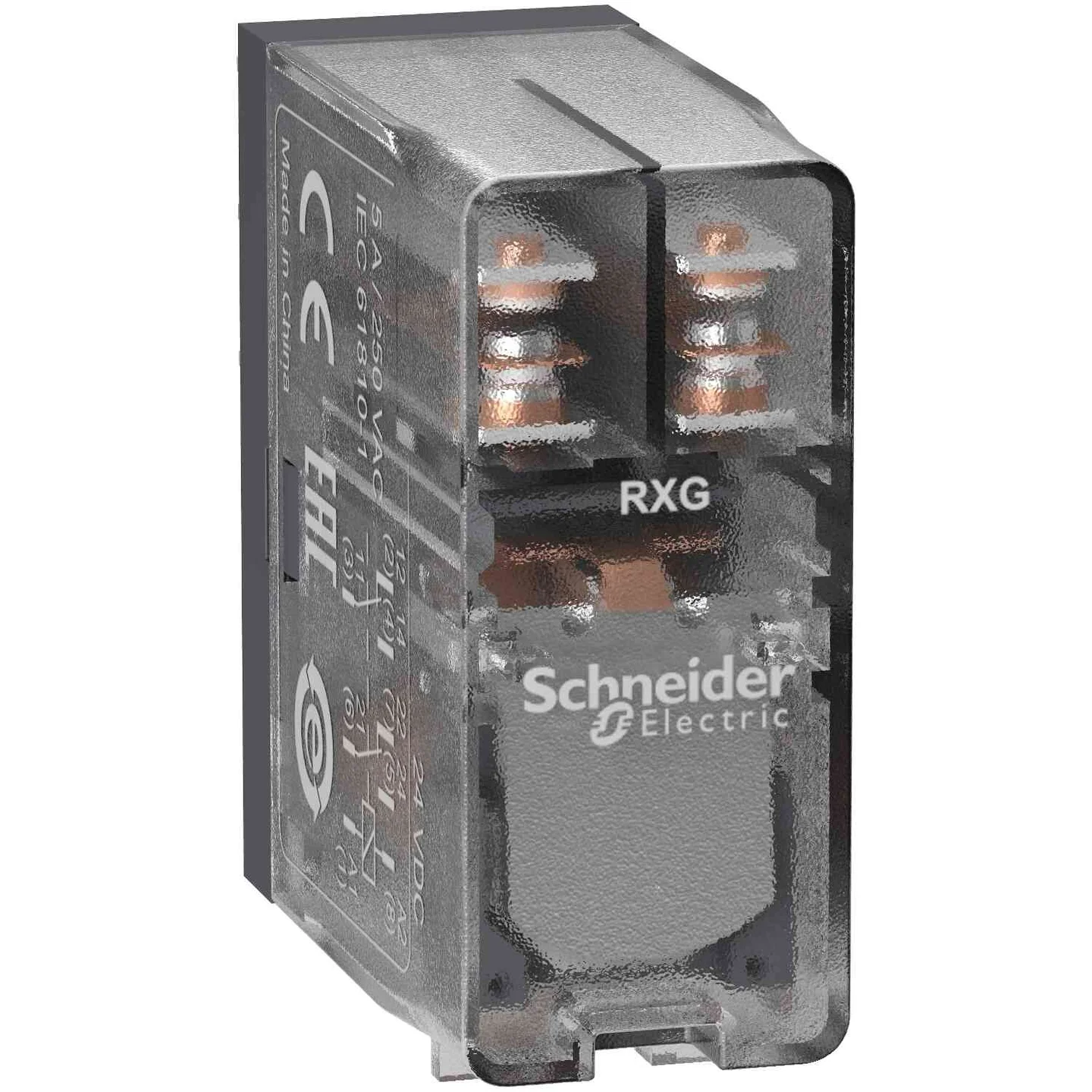 Реле проміжне Schneider RXG 2CO DC 24В 5А ( RXG25BD )