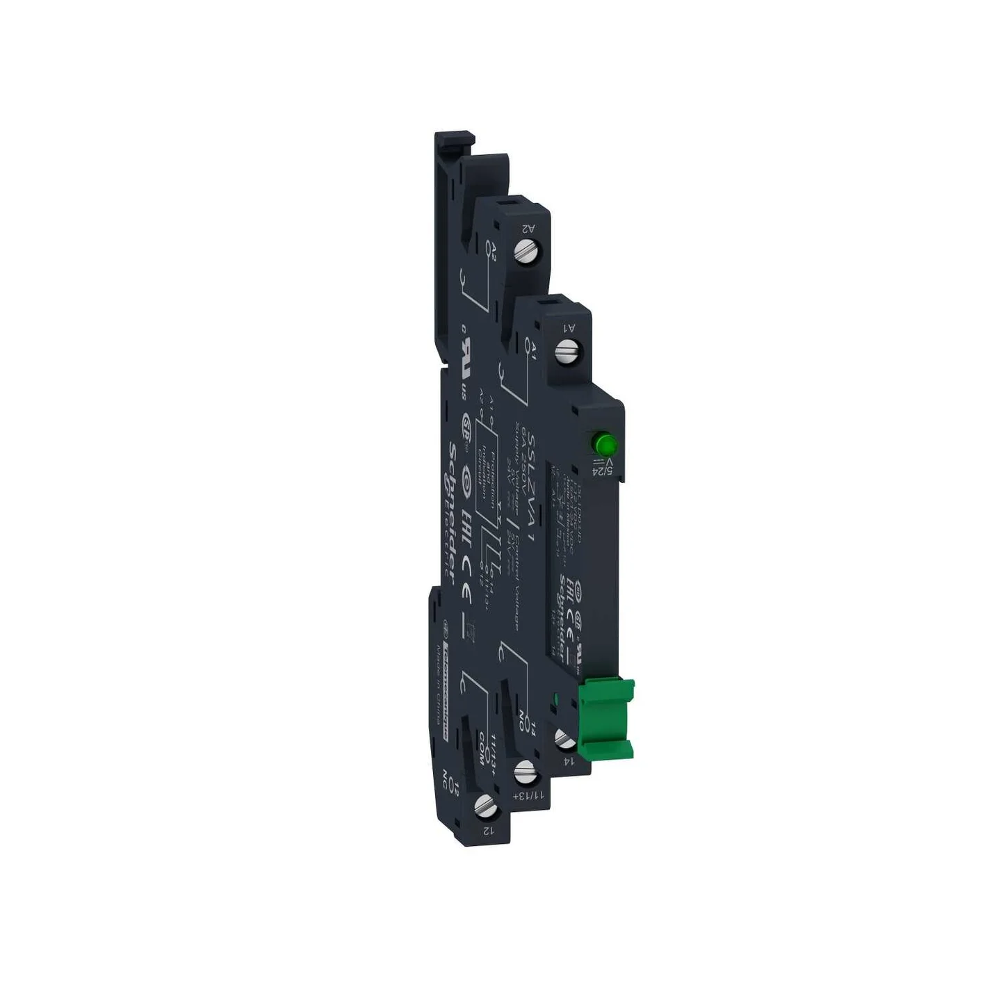 Твердотільне реле Schneider SSL 1Ф 3,5A 24V DC / 24V DC ( SSL1D03BDPV )