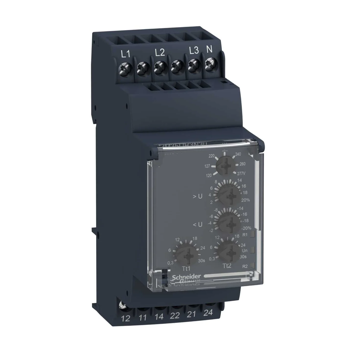 Реле контролю фаз Schneider 2CO 5A AC/DC ( RM35UB3N30 )
