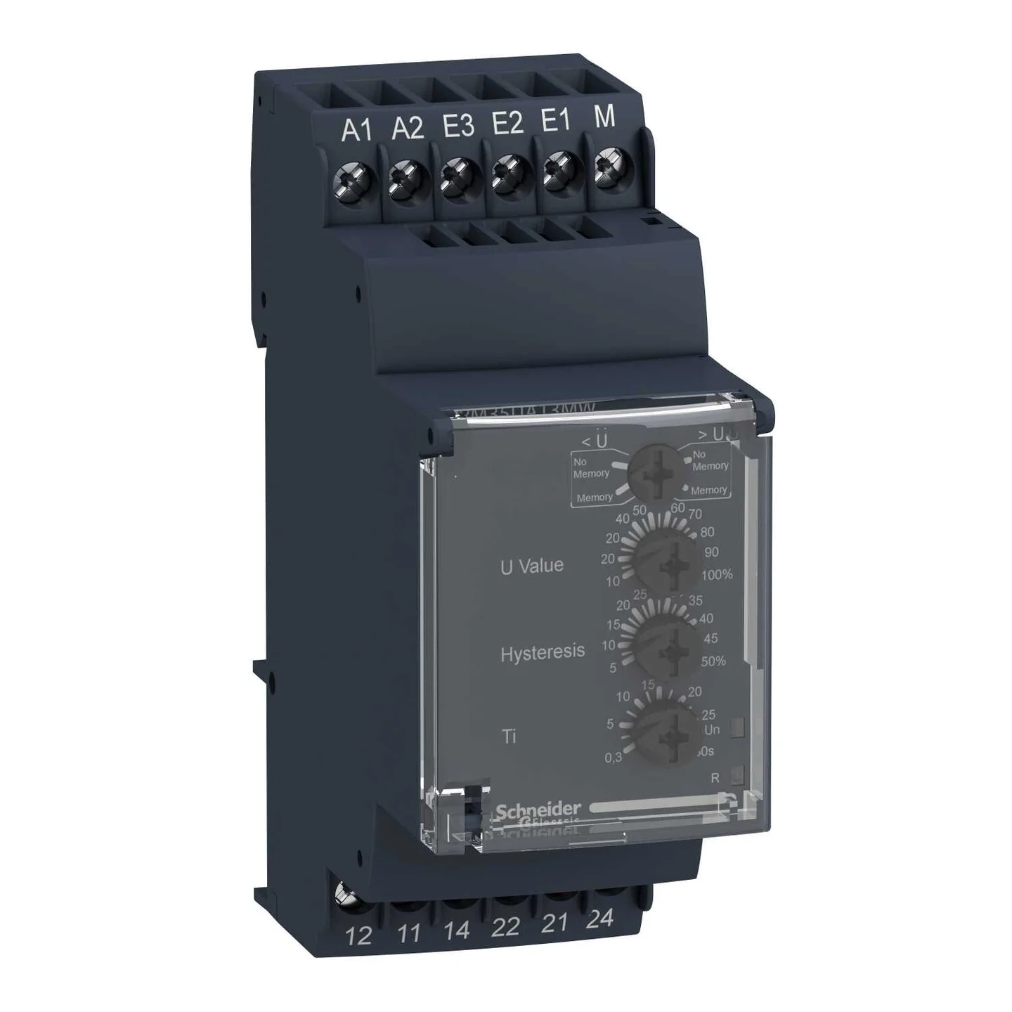 Реле контролю напруги Schneider 2CO 5A AC/DC 15-600B ( RM35UA13MW )