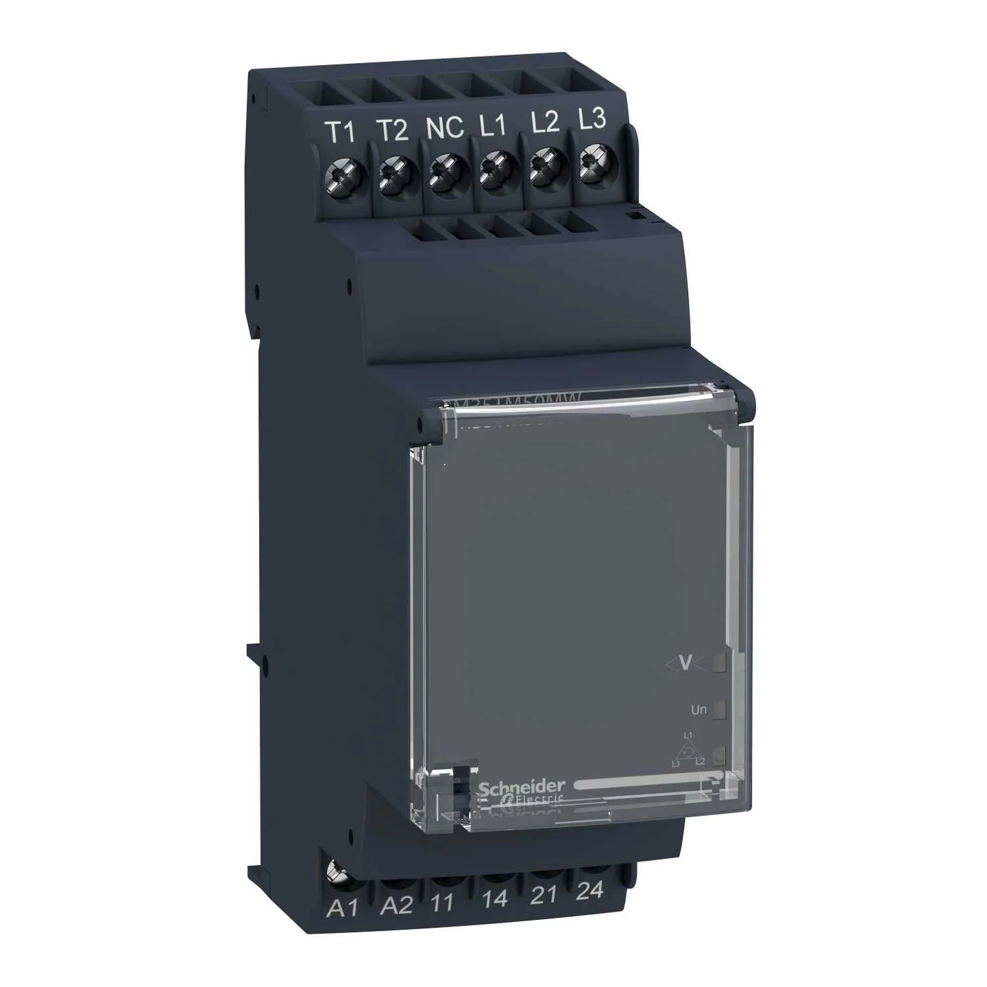 Реле контролю фаз та температури двигуна Schneider 3ф 2 NO 5A 24-240 В ( RM35TM50MW )