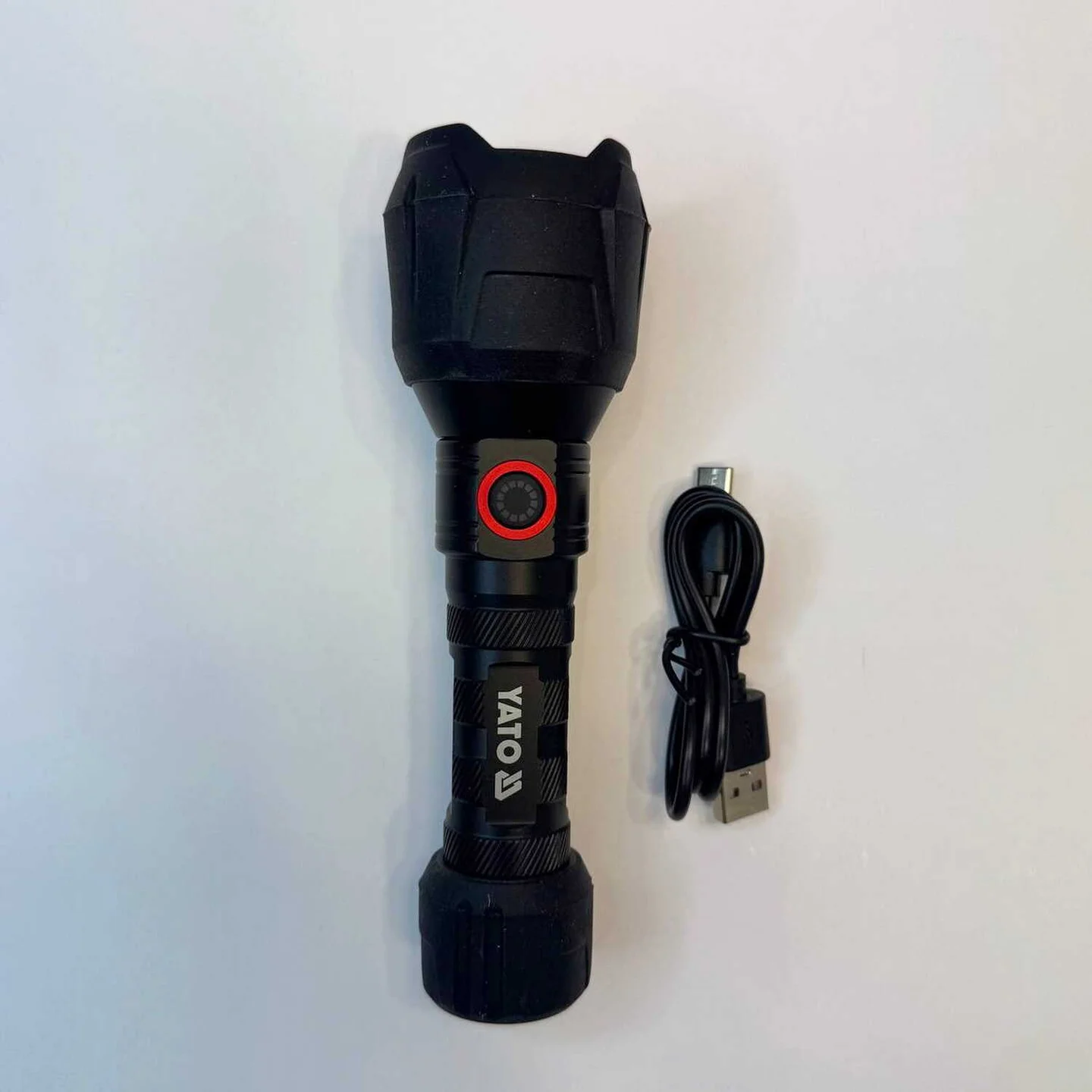 Ліхтарик YATO 1000Lm 2000mAh USB IPX4 ( YT-085614 )