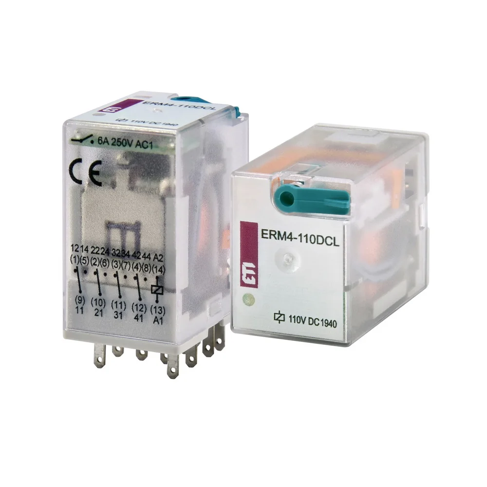 Реле електромеханічне ERM4-110 DCL 4p ЕТІ ( 2473022 )