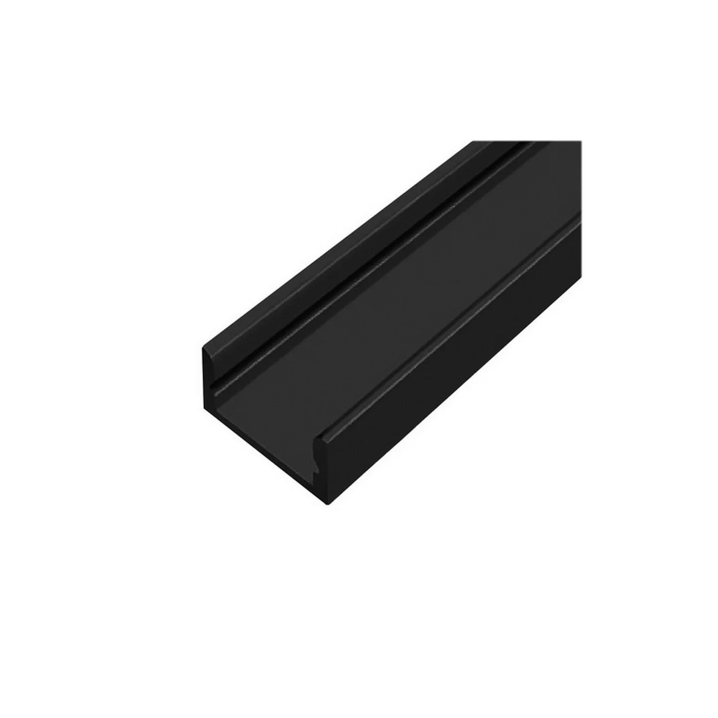Профіль для LED стрічки LED LIGHT накладний 2м чорний
