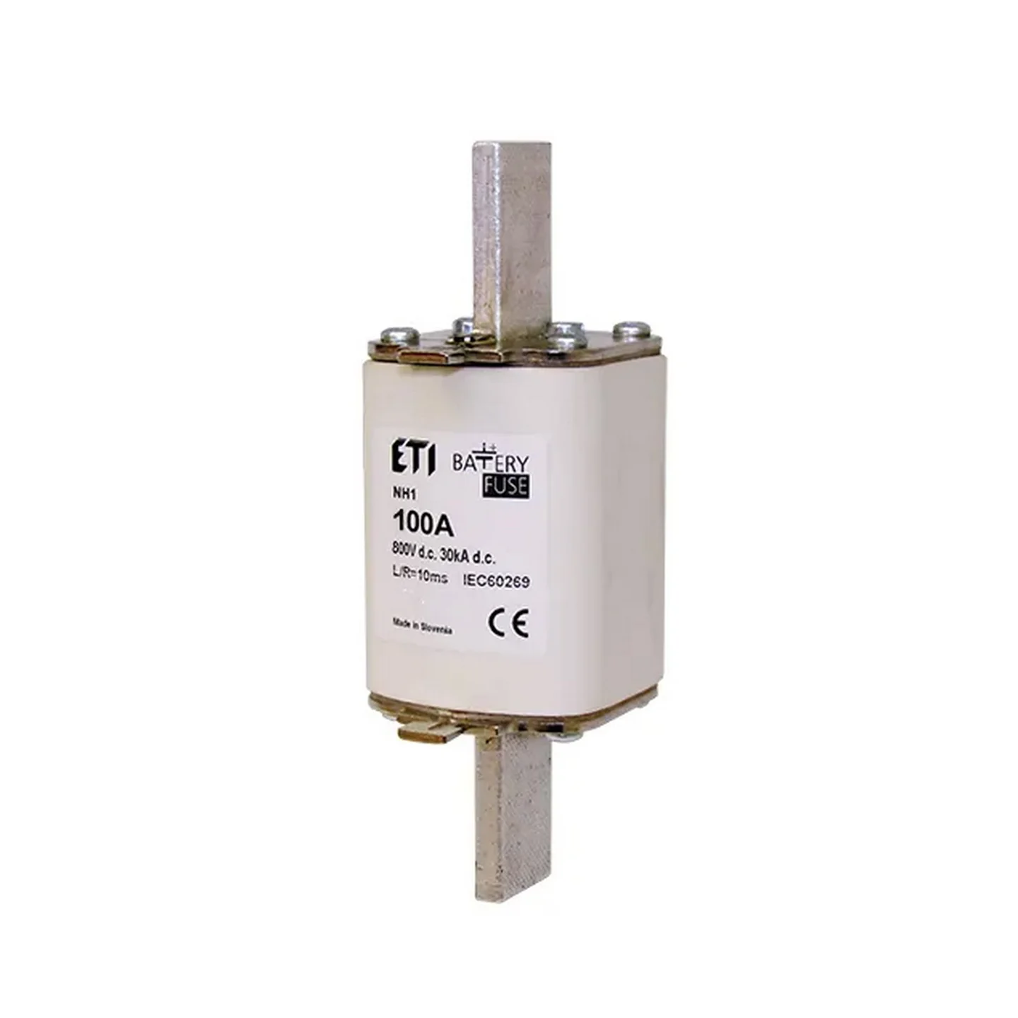 Запобіжник ETI NH1 gBat 100A 800V DC ( 4723324 )