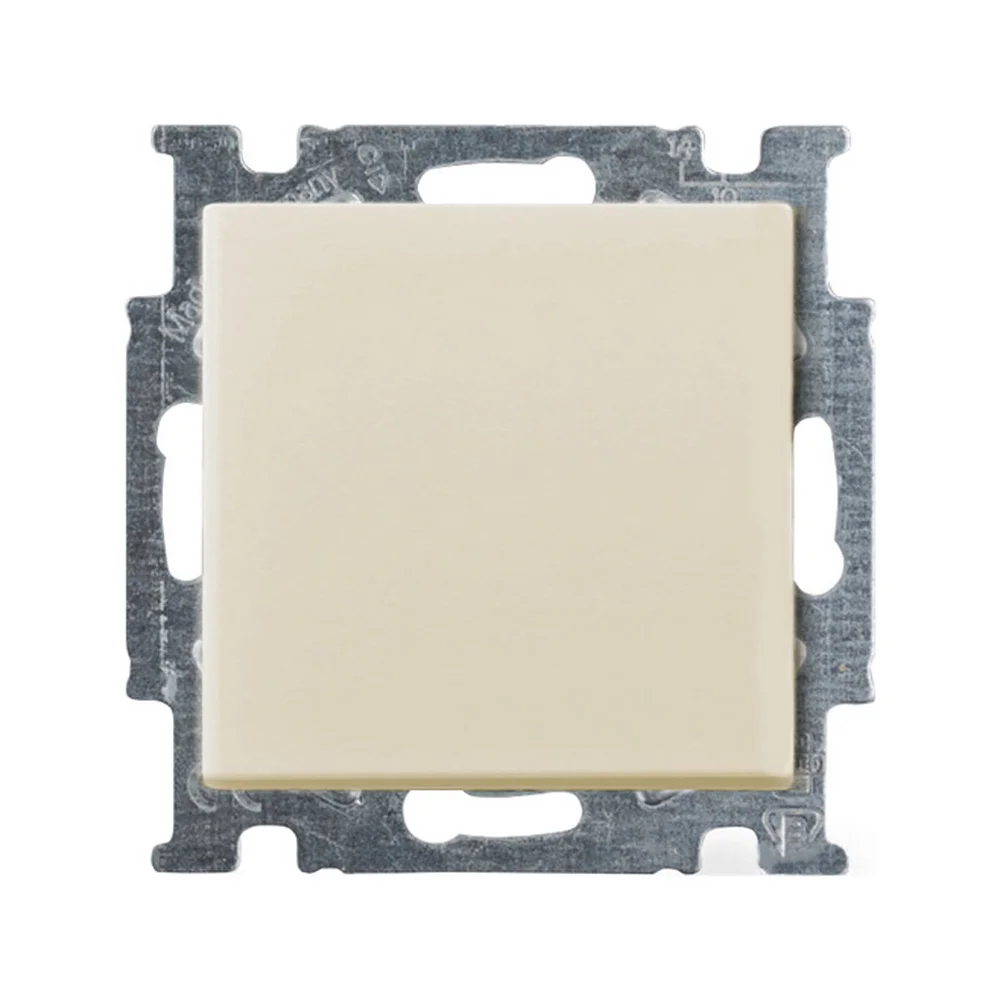 Вимикач ABB basic55 cлонова кість 1кл прохідний ( 2CKA001012A2149 )