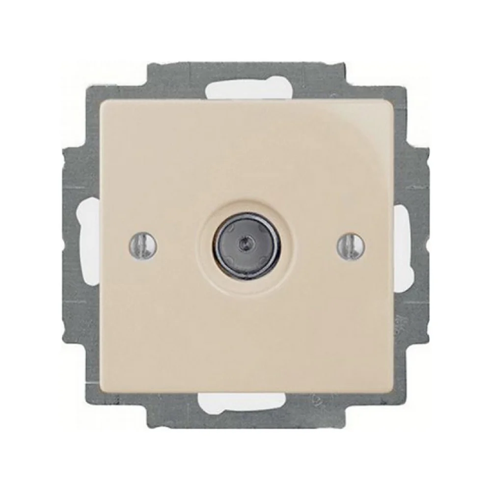 Розетка ABB basic55 cлонова кість TV ( 2CKA001724A4280 )