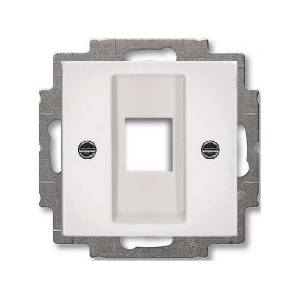 Розетка ABB basic55 біла комп'ютерна без модуля ( 2CKA001753A0213 )