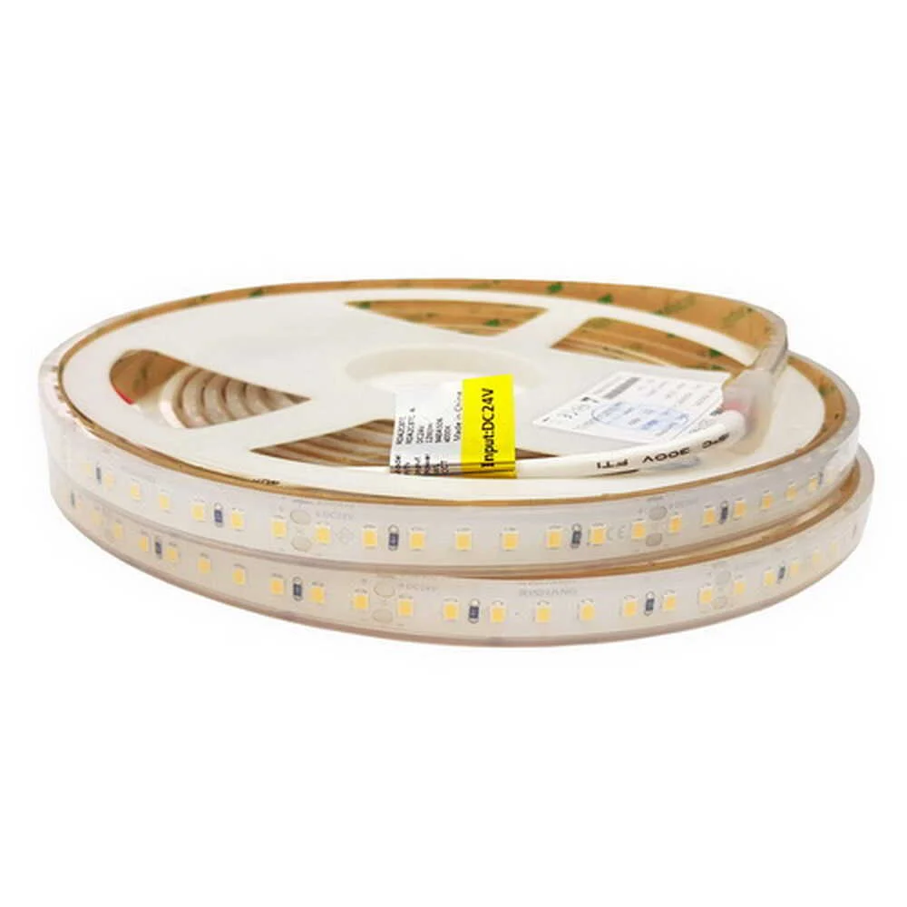 Світлодіодна стрічка RISHANG 24V 12W 4000K 128led IP67 ( бухта 5м ) ( RDA2C8TC-A )