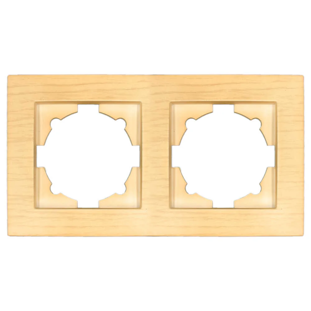 Рамка ELBI VEGA Woodline клен 2-на (510-012700-226)