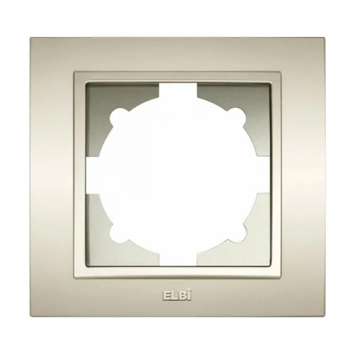 Рамка ELBI ZENA Silverline титан 1-на (608-011400-271)