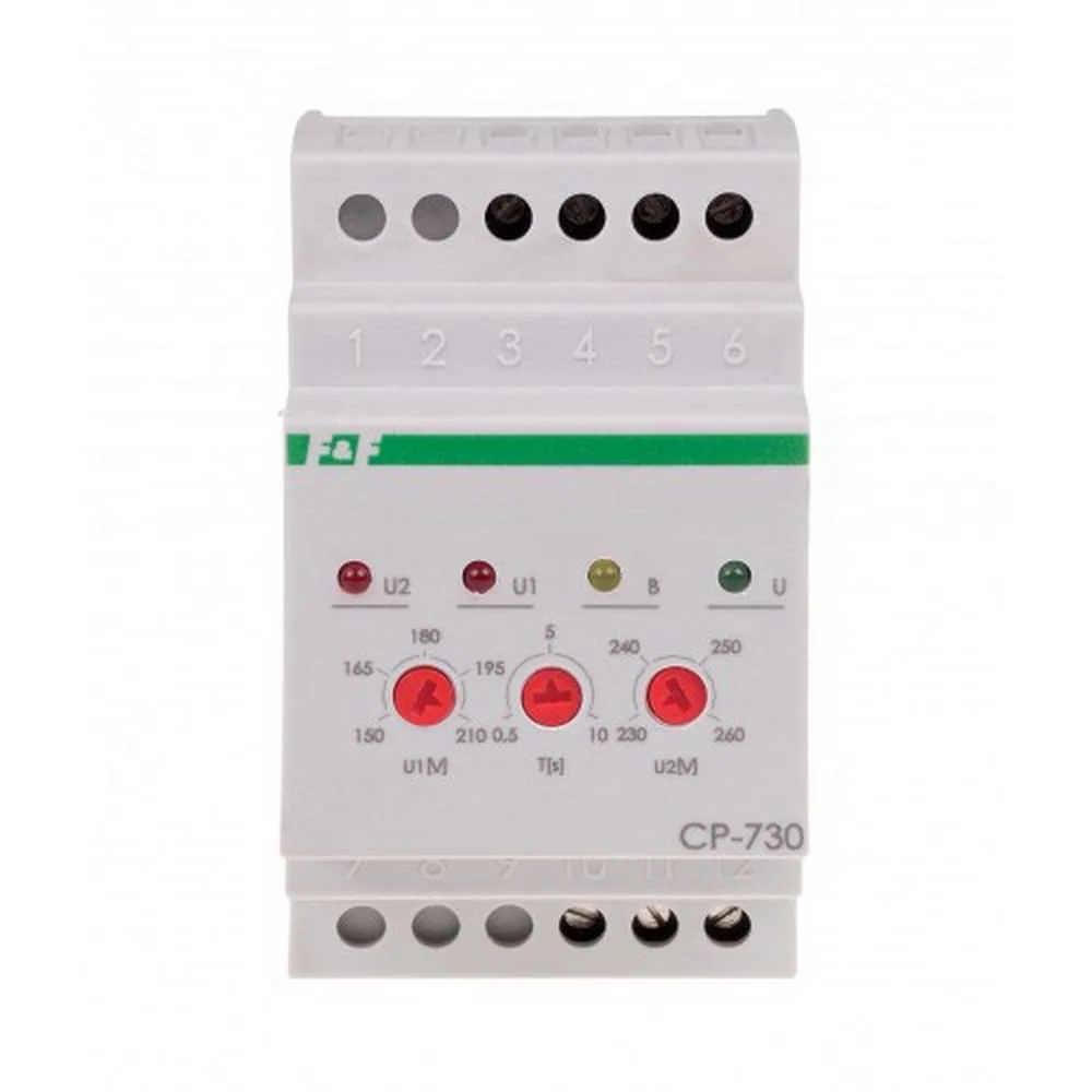 Реле напруги 3ф 10А CP-730 F&F ( CP-730 )