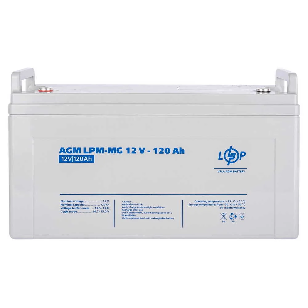 Акумулятор мультигелевий LPM-MG 12V - 120 Ah LOGICPOWER ( 3876 )
