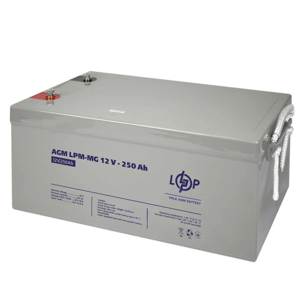 Акумулятор мультигелевий LPM-MG 12V - 250 Ah LOGICPOWER ( 4198 )