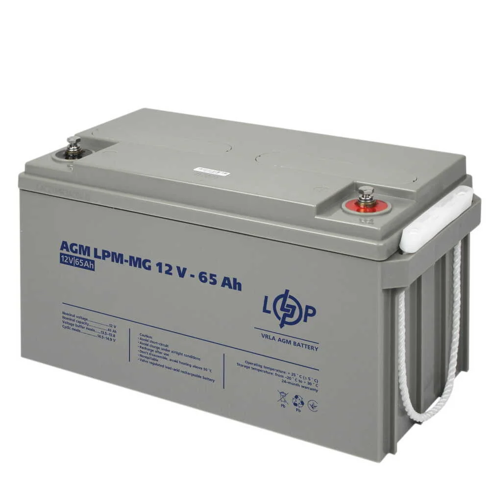 Акумулятор мультигелевий LPM-MG 12V - 65 Ah LOGICPOWER ( 3872 )