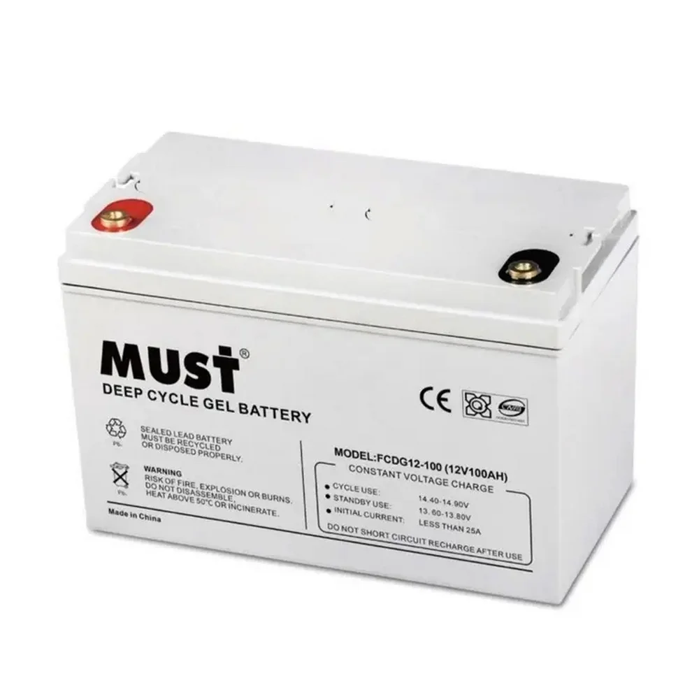 Акумулятор 100Ah 12В тип GEL MUST