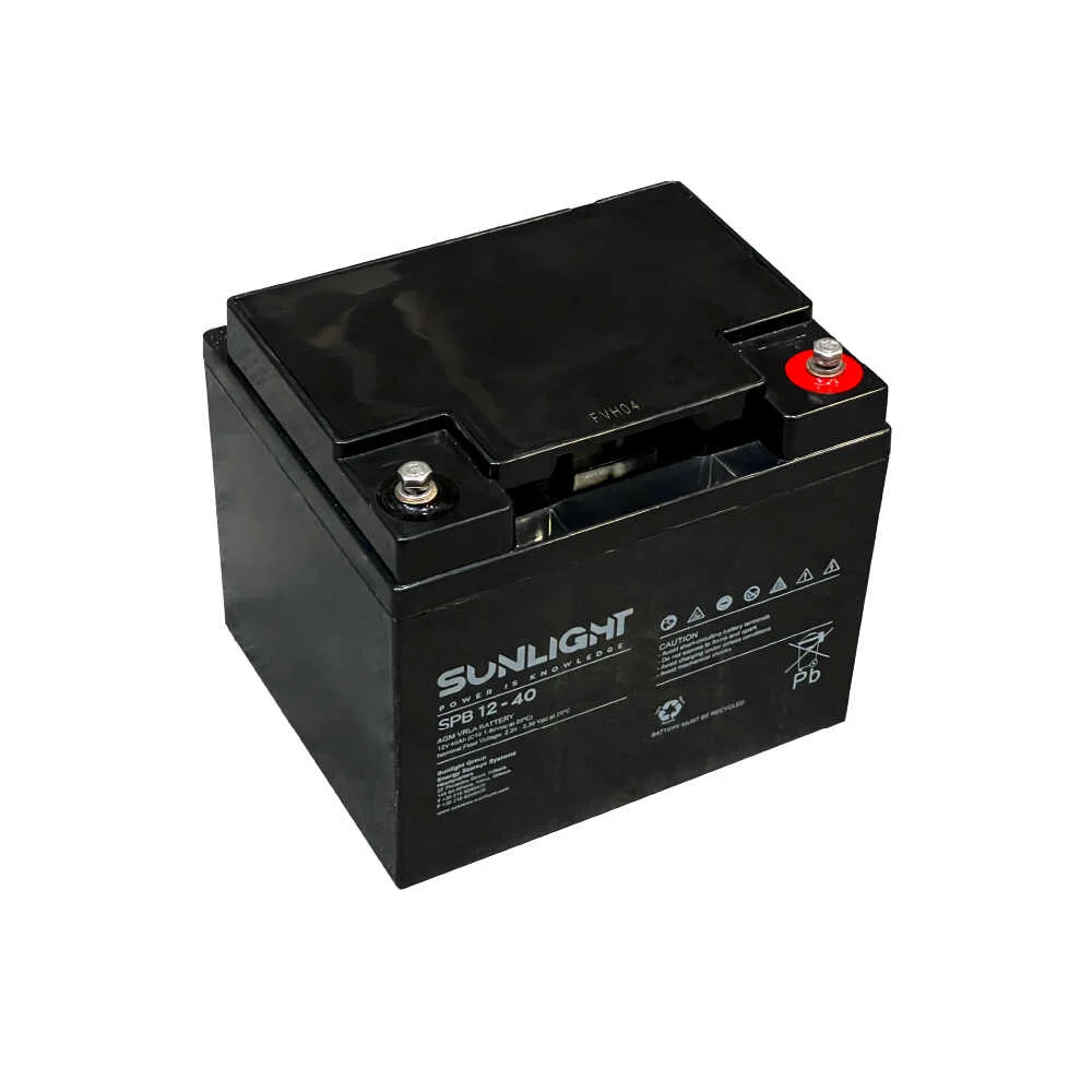 Акумулятор 40Ah 12В тип AGM Sunlight ( SP12-40 )