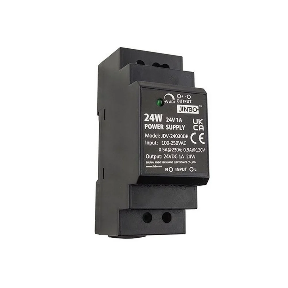 Блок живлення JINBO 24 Вт 220В AC/24В DC IP20 на DIN-рейку ( JDV-24030DR )