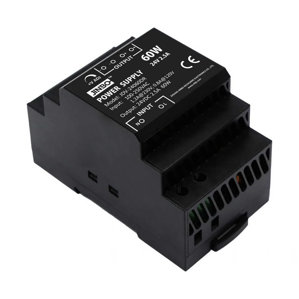 Блок живлення JINBO 60 Вт 220В AC/24В DC IP20 на DIN-рейку ( JDV-24060DR )