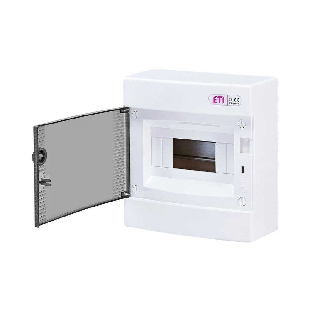 Бокс пластиковий ETI ECT 8PT на 8 модулів IP40 прозора дверка ( 1101000 )