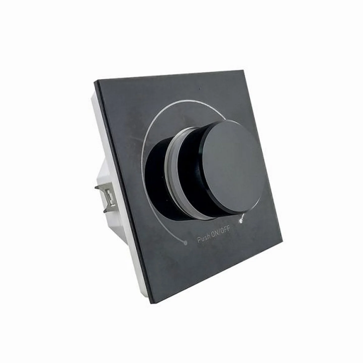 Димер Sunricher SR-2836N-AC чорний 220V (в коробку) ( SR-2836N-AC (B) (13954) )