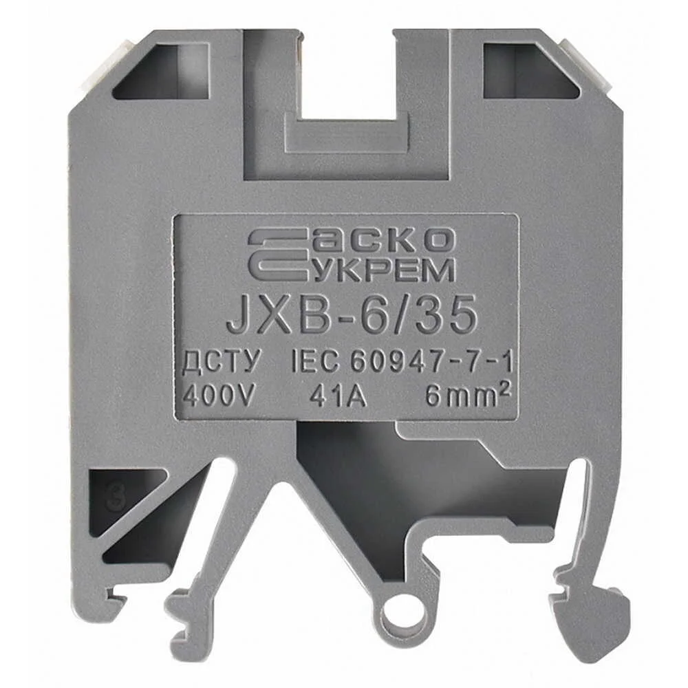 Клемник JXB 6/35 сірий ACKO ( A0130010003 )