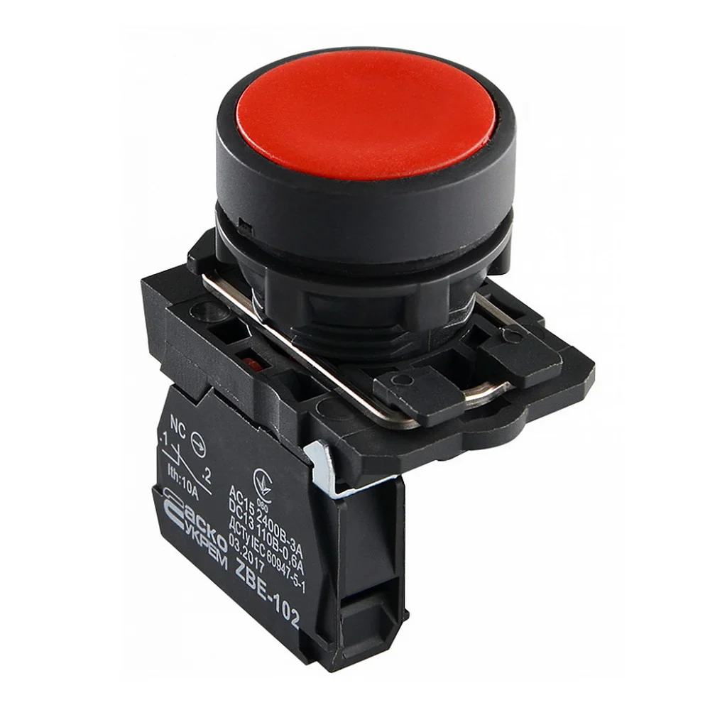Кнопка АСКО TB5-AA42 Стоп (червона) ( A0140010146 )