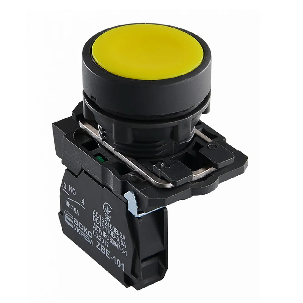 Кнопка АСКО TB5-AA51 Старт (жовта) ( A0140010176 )