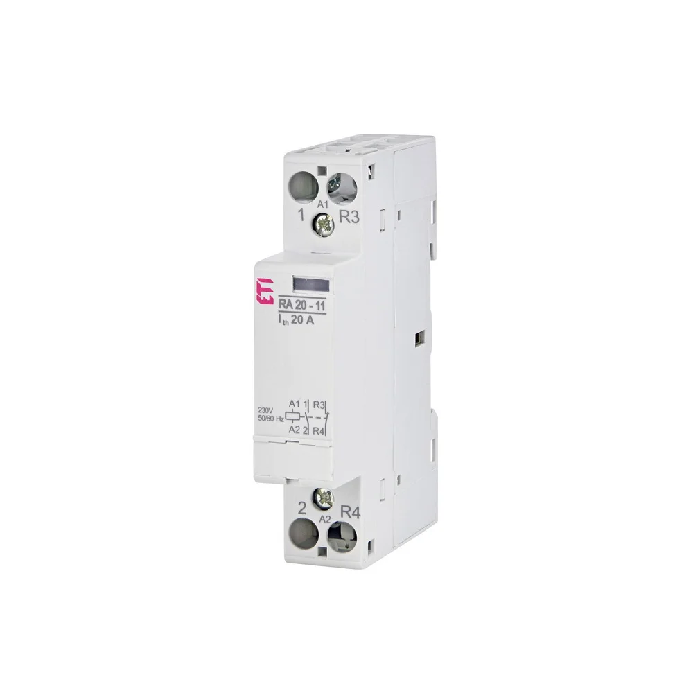 Контактор модульний ETI 2p 20А 230В AC RA 20-11 ( 2464097 )