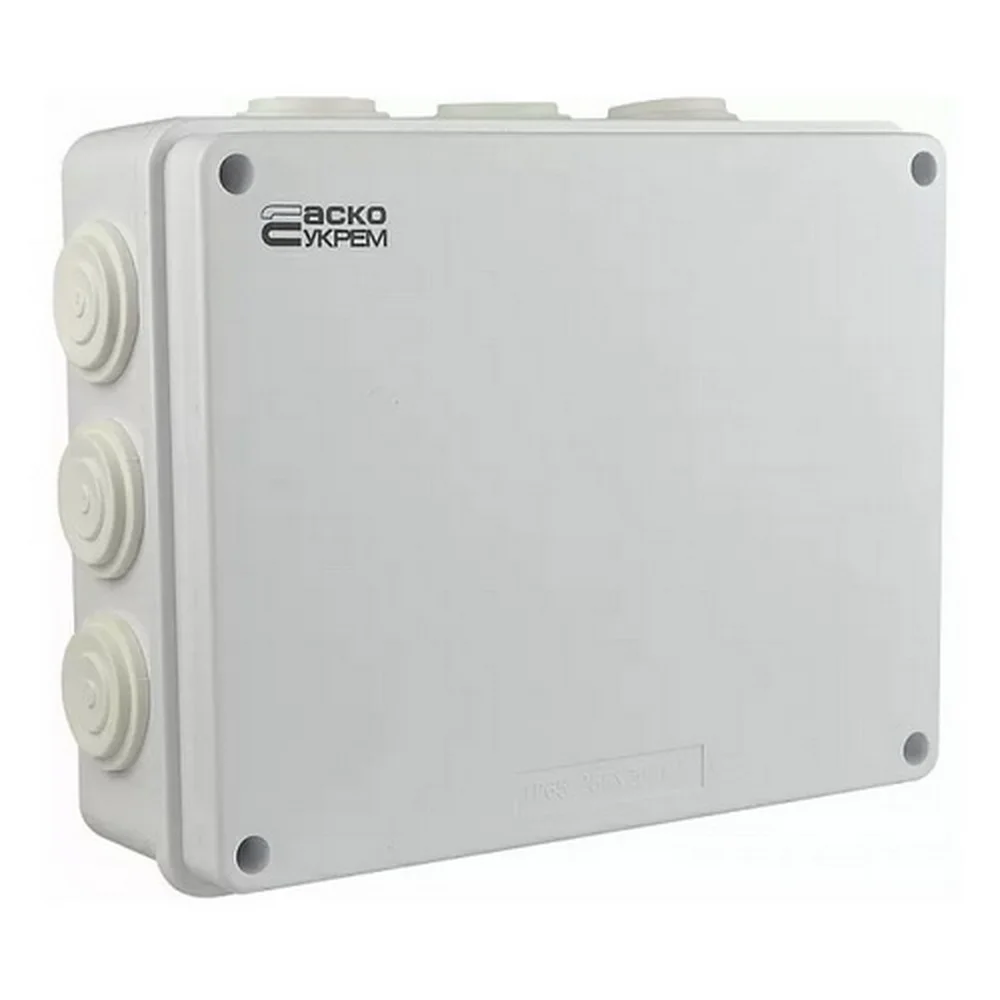 Коробка розподільча АСКО 255х200х80 біла IP65 ( A0150170024 )