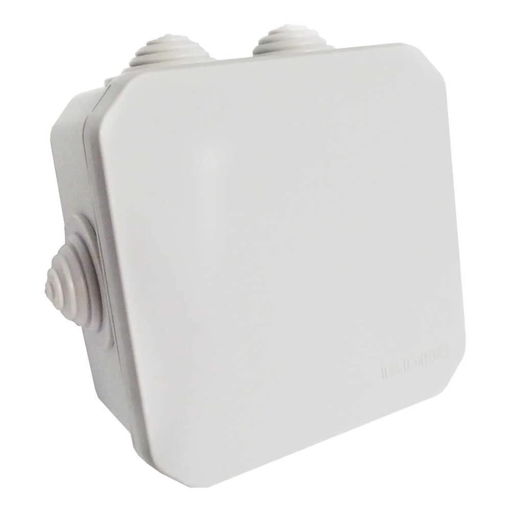 Коробка розподільча ДКС 100х100х50 сіра IP55 ( 53800 )