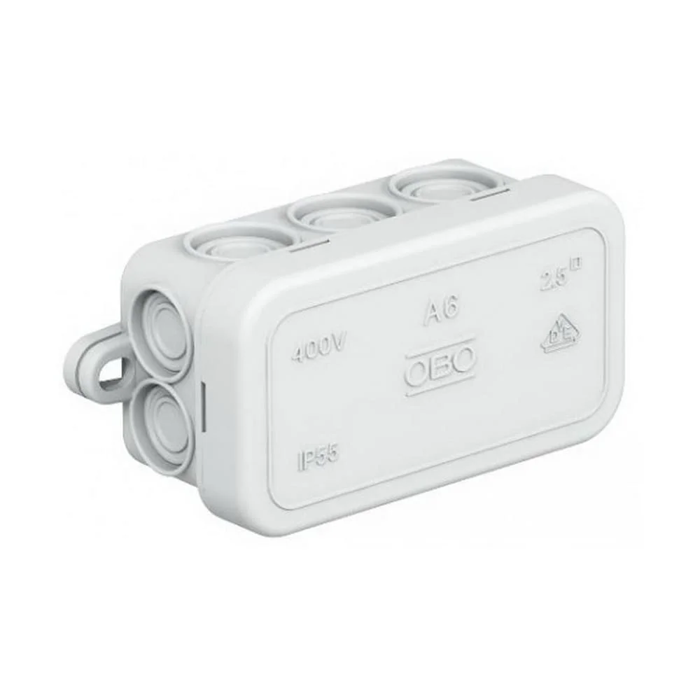 Коробка розподільча OBO 80х43х34 A6 сіра IP55 ( 2000001 )