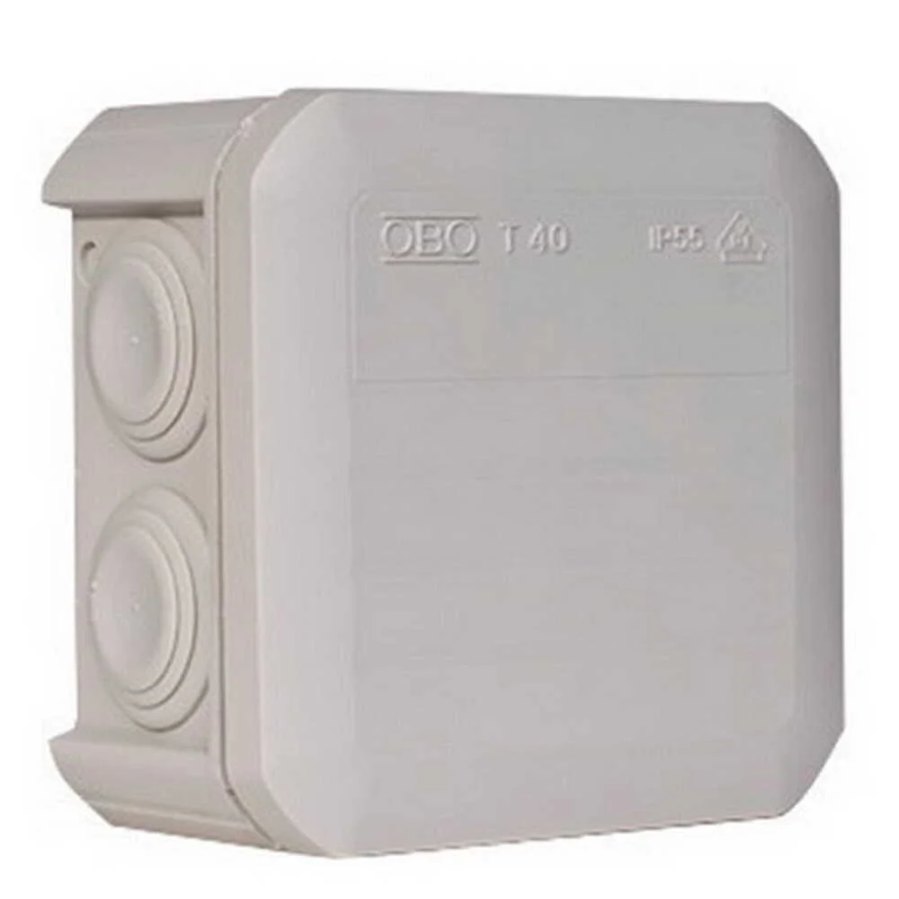 Коробка розподільча OBO 90х90х52 T40 сіра IP55 ( 2007045 )