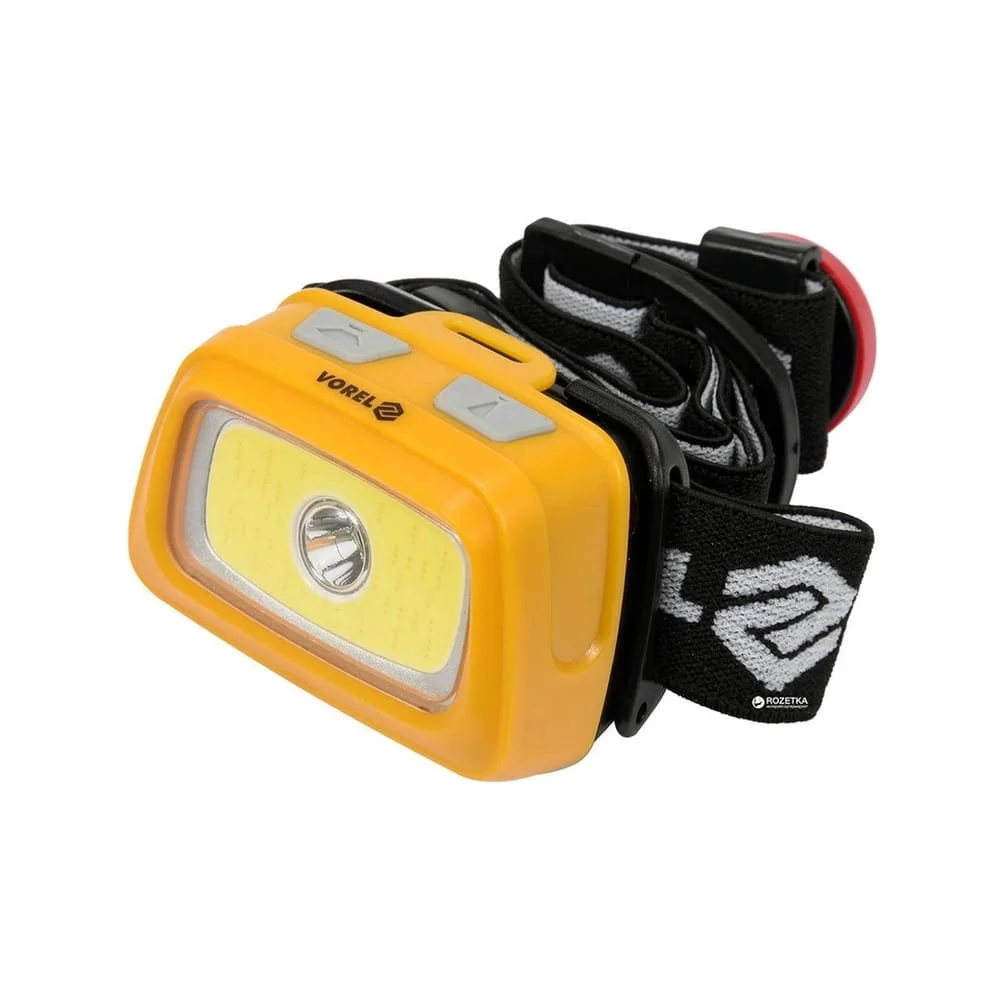 Ліхтарик VOREL на голову CREE+COB 3+3W 3xAAA ( 88678 )