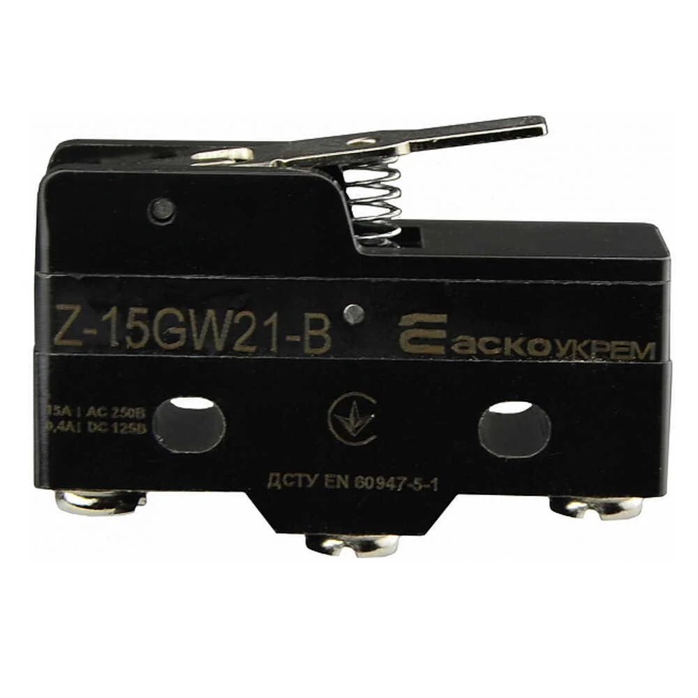 Мікровимикач кінцевий АСКО Z-15GW21-B ( A0050040005 )