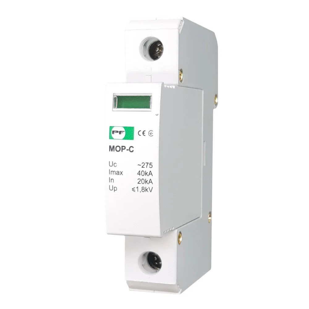 Обмежувач перенапруги MOP1-C 20кА/40кА/275В Промфактор ( MOP1-C275/20 )