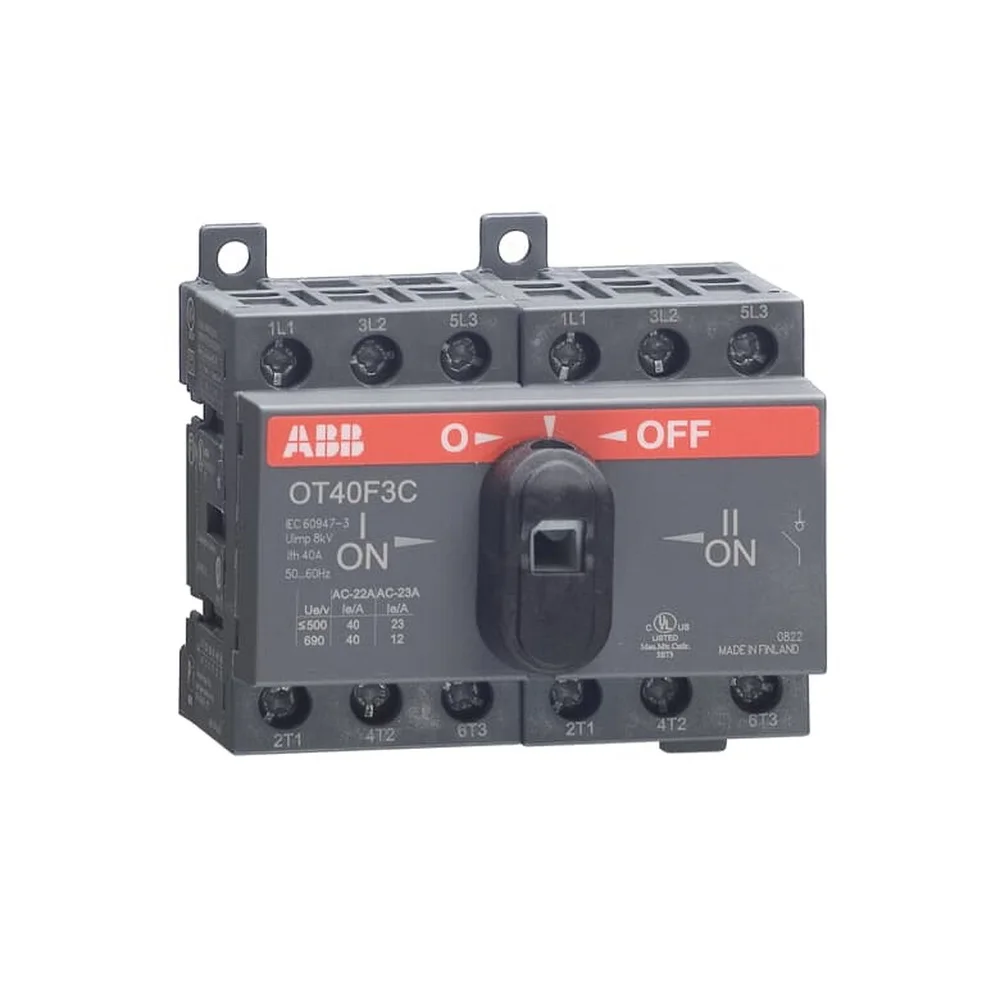 Перемикач навантаження OT40F3C 3P 40A ABB ( 1SCA104913R1001 )
