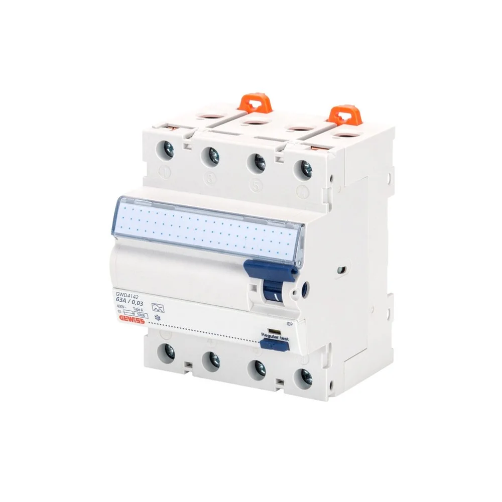 Пристрій захисного відключення IDP 4P 63A AC/0,03 4M GEWISS ( GWD4142 )