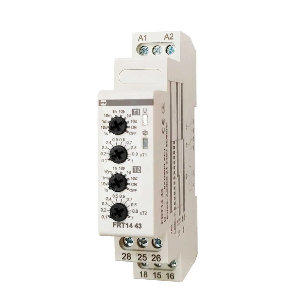 Реле затримки включення FRT14 43 24-240V AC/DC Промфактор ( FRT14 43 )