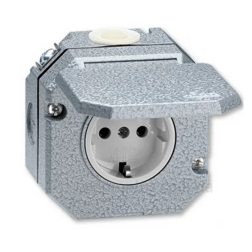 Розетка Garant з кришкою 1-на IP55 (5518-3750)