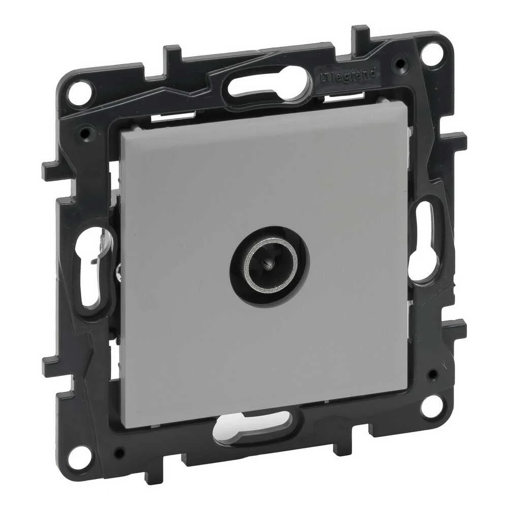 Розетка Niloe Step алюміній 1-на TV ( 863374 )