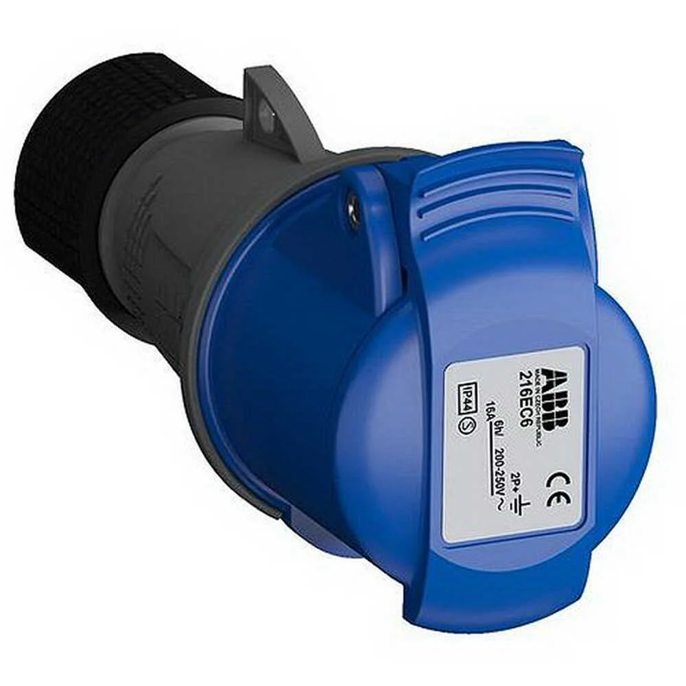 Розетка однофазна ABB / Amphenol 16А/3 216EC6 ( 2CMA102003R1000 )
