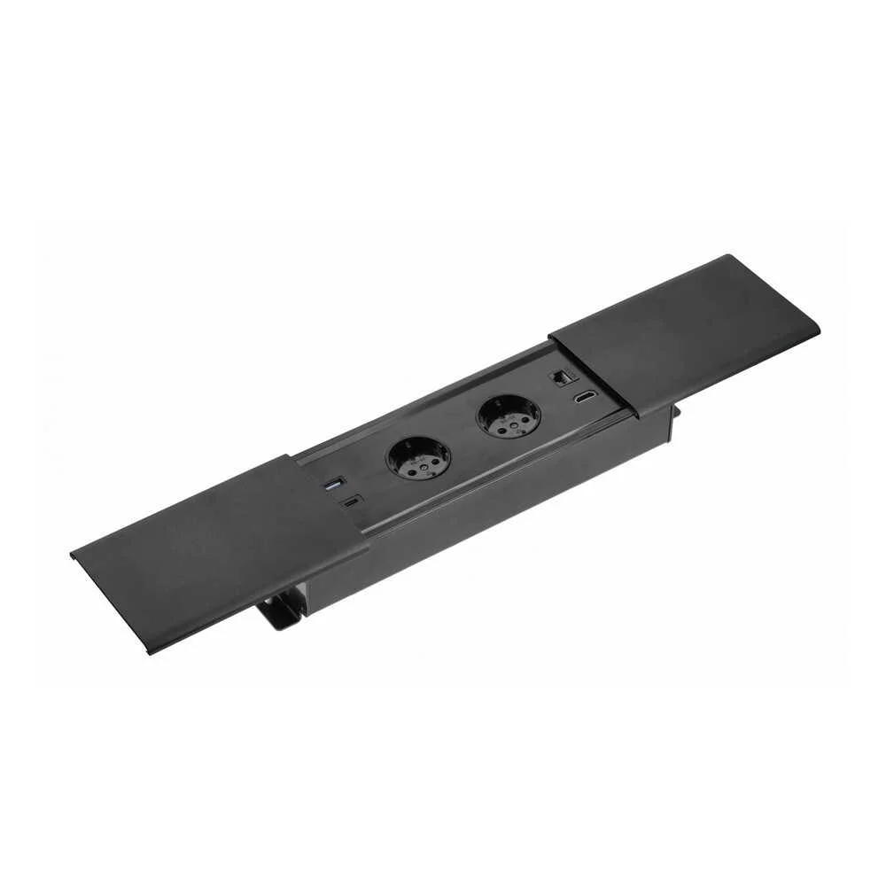 Розетка в стільницю GTV Prestino 2-на з/з 2xUSB, HDMI, RJ45 ( AE-PB2SPRES-20 )