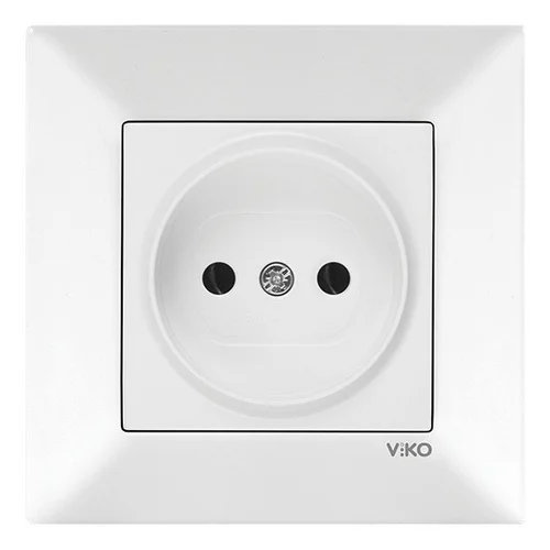 Розетка VI-KO Meridian біла 1-на без заземлення ( 90970007-WH )