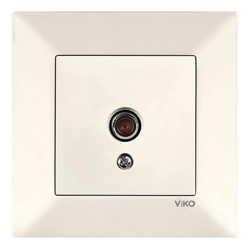 Розетка VI-KO Meridian кремова TV кінцева ( 90970210-WH )