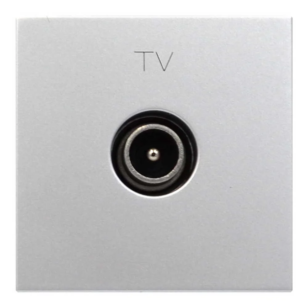 Розетка Zenit TV срібна ( 2CLA225070N1301 )