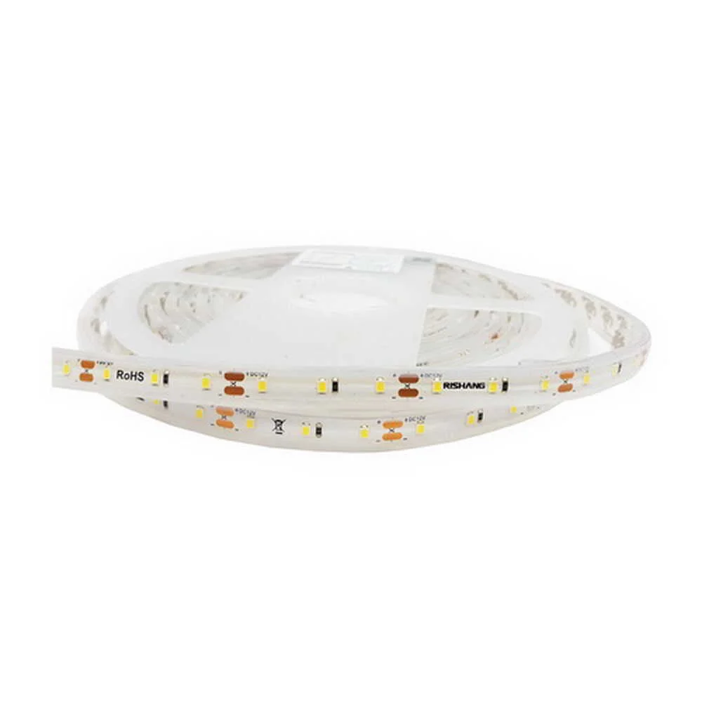 Світлодіодна стрічка RISHANG 12V 5,5W 4000K 60led IP67 ( бухта 5м ) ( RN3060TA-B )