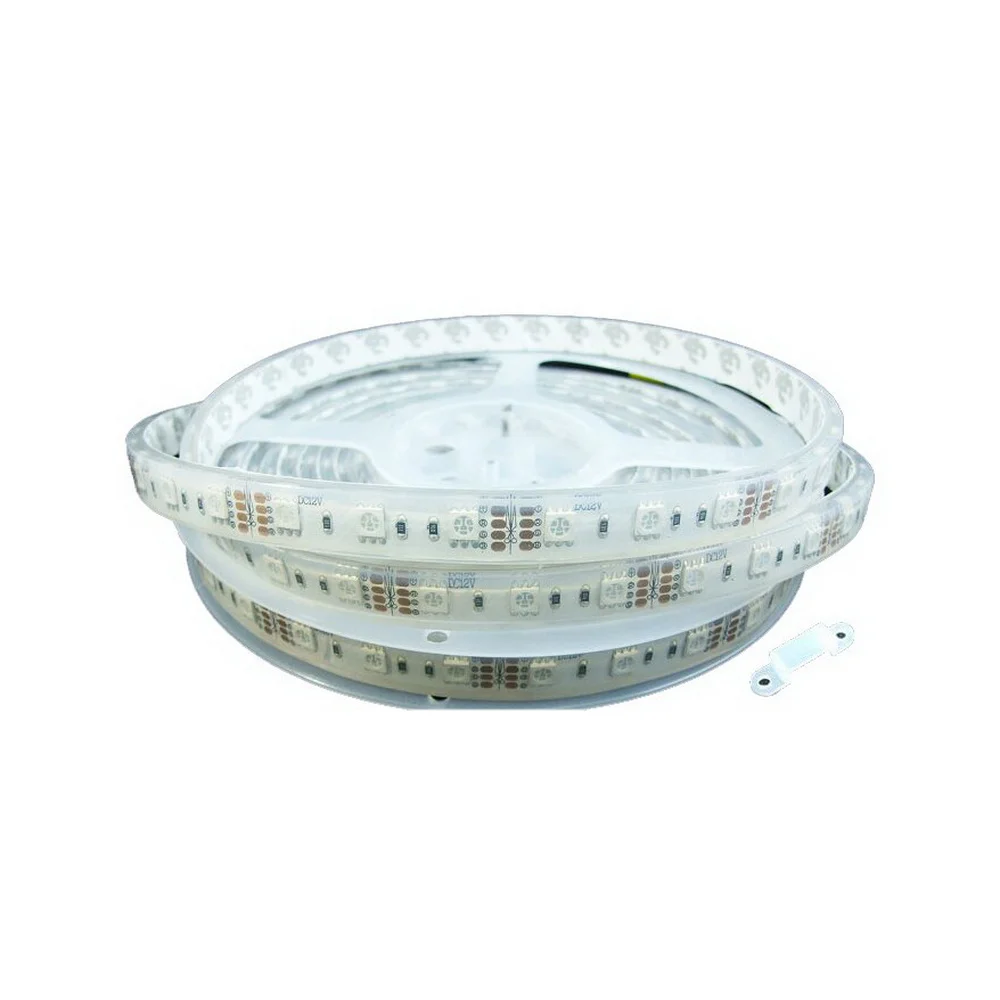 Світлодіодна стрічка RISHANG 12V 14,4W RGB 60led IP67 ( бухта 5м ) ( RN6060AQ )